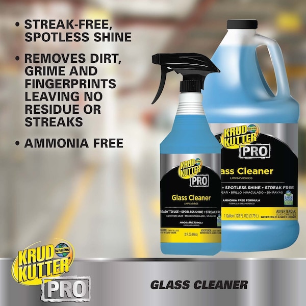 Glass Cleaner, 1 Gallon